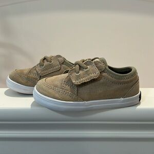 Khaki Sperry Velcro Sneakers 🚭